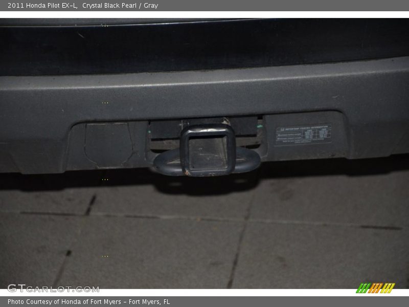 Crystal Black Pearl / Gray 2011 Honda Pilot EX-L