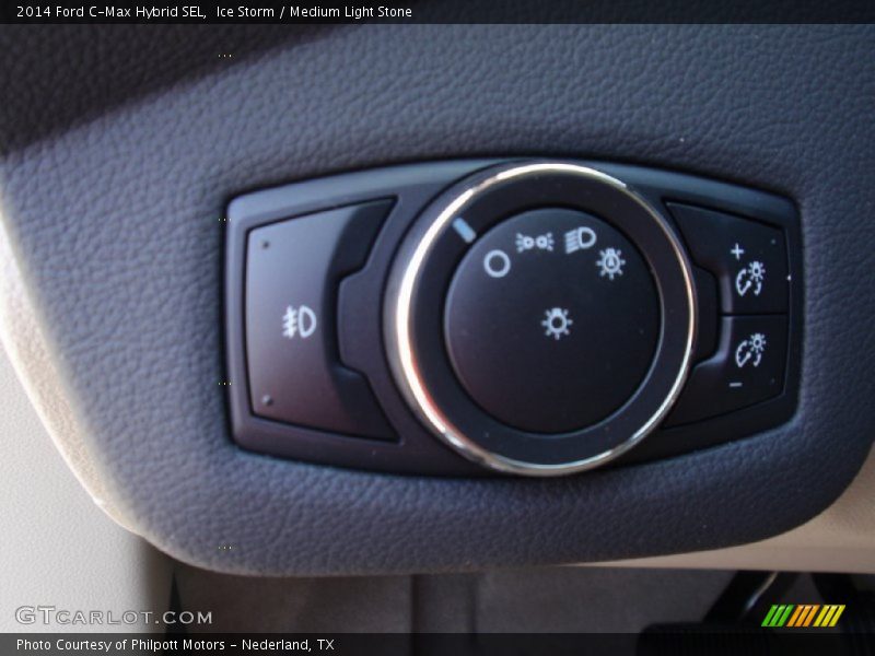 Ice Storm / Medium Light Stone 2014 Ford C-Max Hybrid SEL