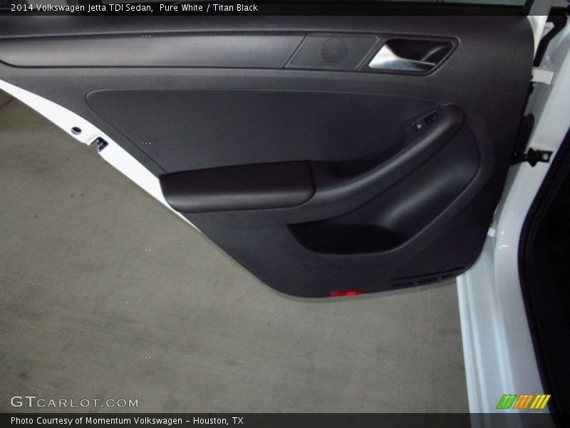 Pure White / Titan Black 2014 Volkswagen Jetta TDI Sedan
