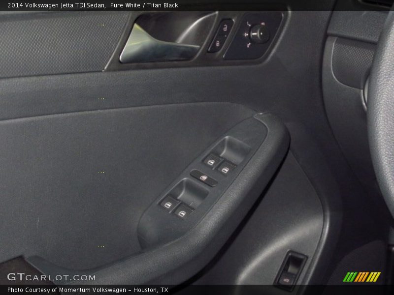 Pure White / Titan Black 2014 Volkswagen Jetta TDI Sedan