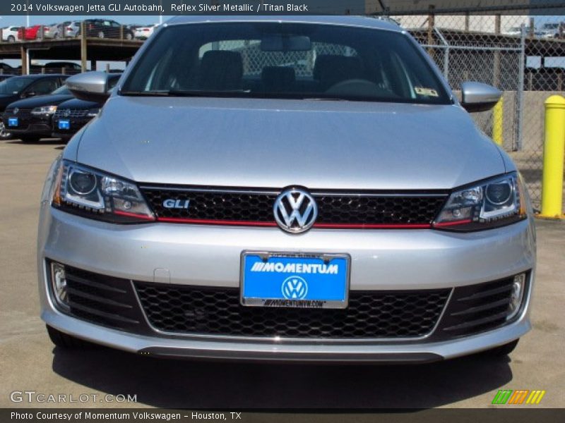Reflex Silver Metallic / Titan Black 2014 Volkswagen Jetta GLI Autobahn