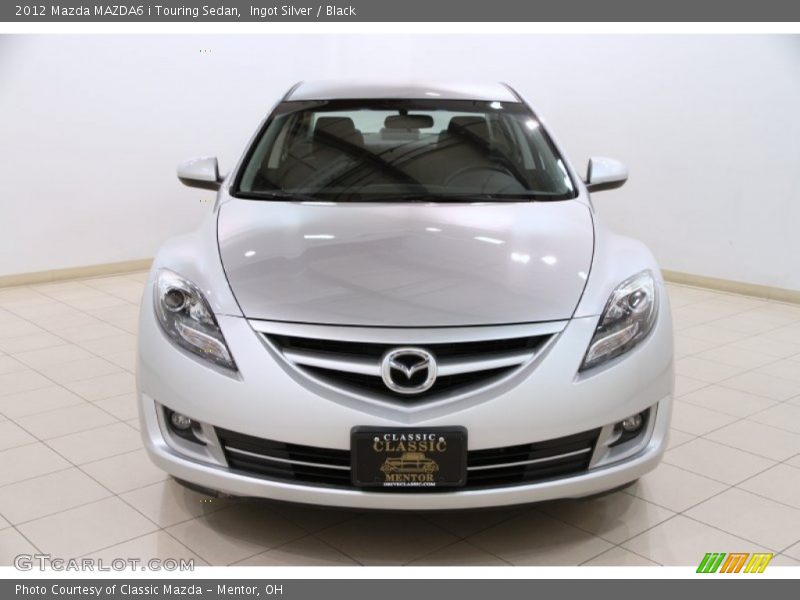 Ingot Silver / Black 2012 Mazda MAZDA6 i Touring Sedan