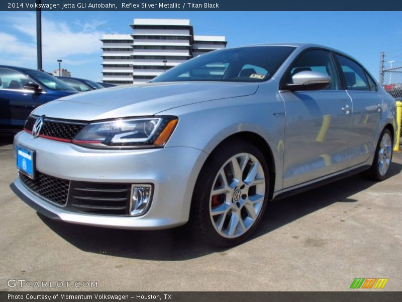 Reflex Silver Metallic / Titan Black 2014 Volkswagen Jetta GLI Autobahn