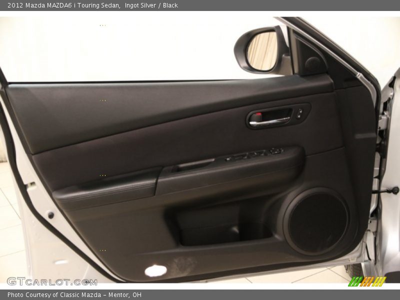 Ingot Silver / Black 2012 Mazda MAZDA6 i Touring Sedan