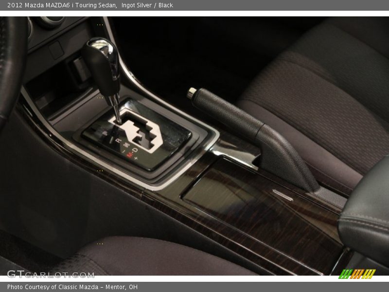 Ingot Silver / Black 2012 Mazda MAZDA6 i Touring Sedan