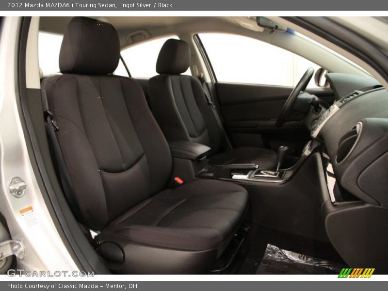 Ingot Silver / Black 2012 Mazda MAZDA6 i Touring Sedan