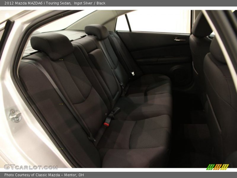 Ingot Silver / Black 2012 Mazda MAZDA6 i Touring Sedan