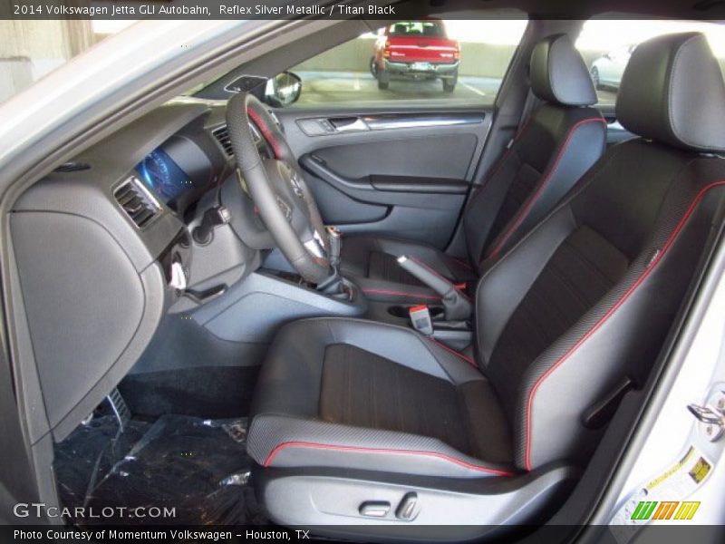 Reflex Silver Metallic / Titan Black 2014 Volkswagen Jetta GLI Autobahn