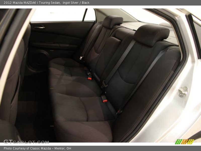 Ingot Silver / Black 2012 Mazda MAZDA6 i Touring Sedan