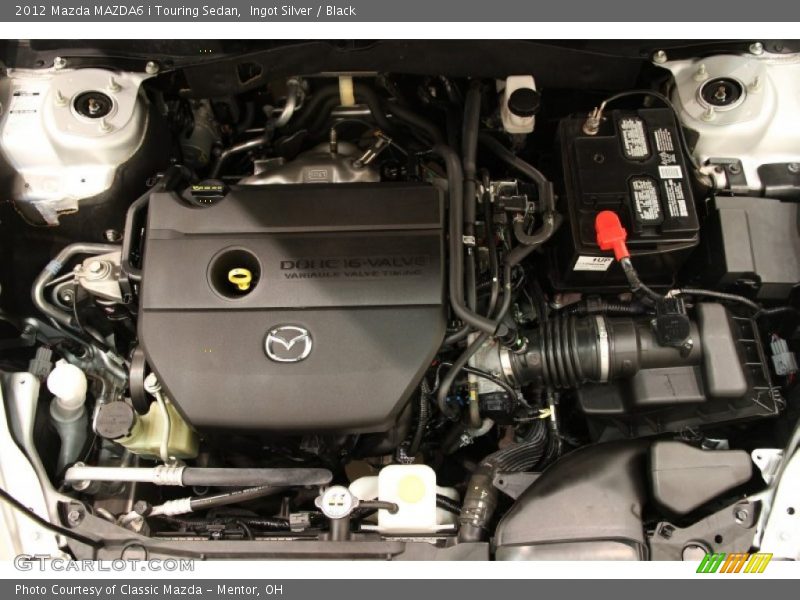 Ingot Silver / Black 2012 Mazda MAZDA6 i Touring Sedan