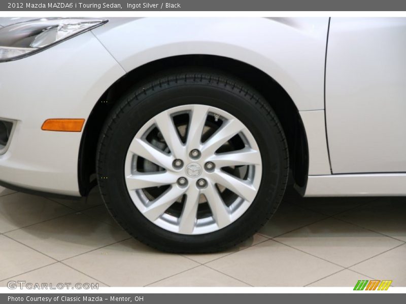 Ingot Silver / Black 2012 Mazda MAZDA6 i Touring Sedan