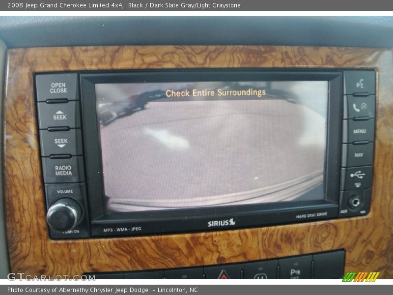 Black / Dark Slate Gray/Light Graystone 2008 Jeep Grand Cherokee Limited 4x4
