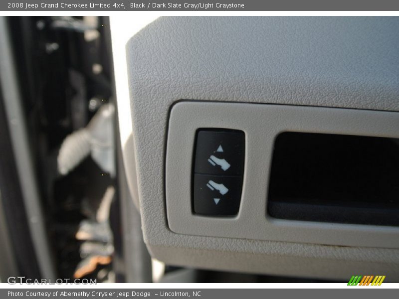 Black / Dark Slate Gray/Light Graystone 2008 Jeep Grand Cherokee Limited 4x4