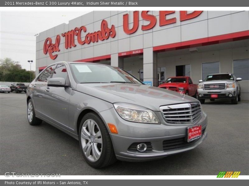 Iridium Silver Metallic / Black 2011 Mercedes-Benz C 300 Luxury 4Matic