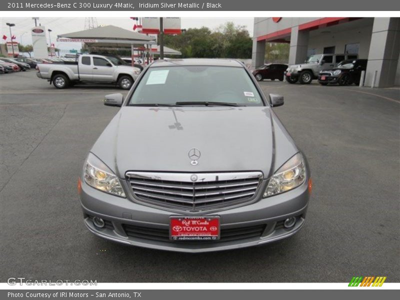 Iridium Silver Metallic / Black 2011 Mercedes-Benz C 300 Luxury 4Matic