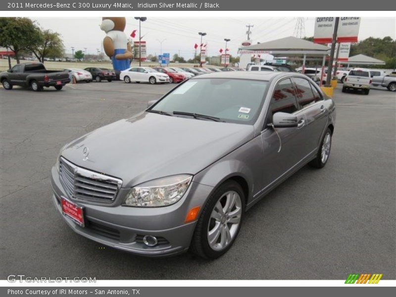 Iridium Silver Metallic / Black 2011 Mercedes-Benz C 300 Luxury 4Matic