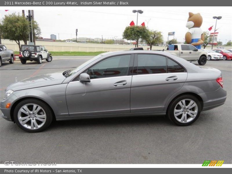 Iridium Silver Metallic / Black 2011 Mercedes-Benz C 300 Luxury 4Matic