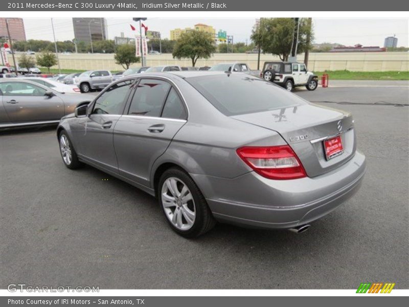 Iridium Silver Metallic / Black 2011 Mercedes-Benz C 300 Luxury 4Matic