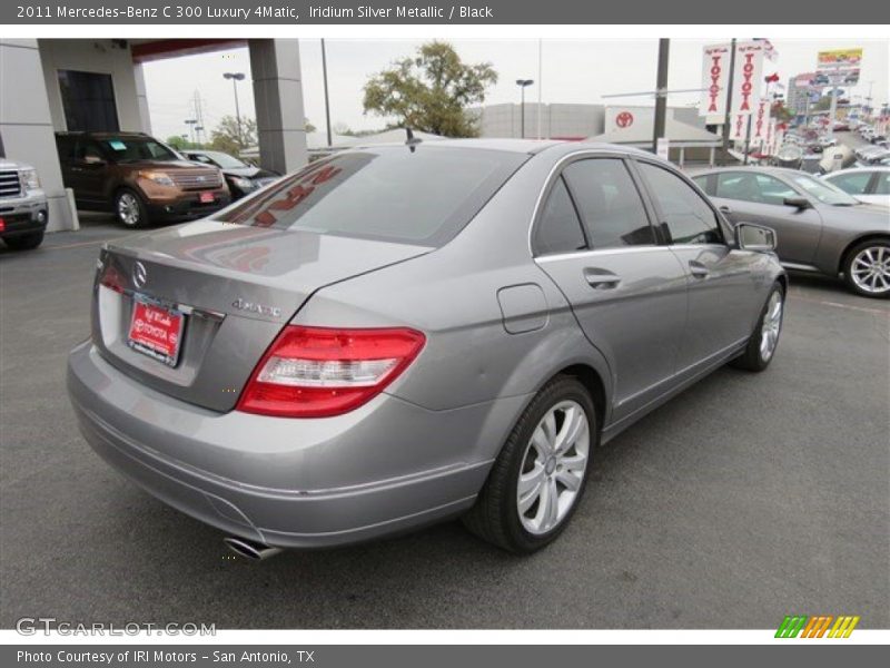 Iridium Silver Metallic / Black 2011 Mercedes-Benz C 300 Luxury 4Matic