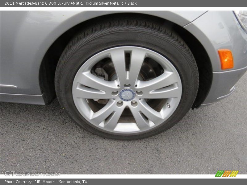 Iridium Silver Metallic / Black 2011 Mercedes-Benz C 300 Luxury 4Matic
