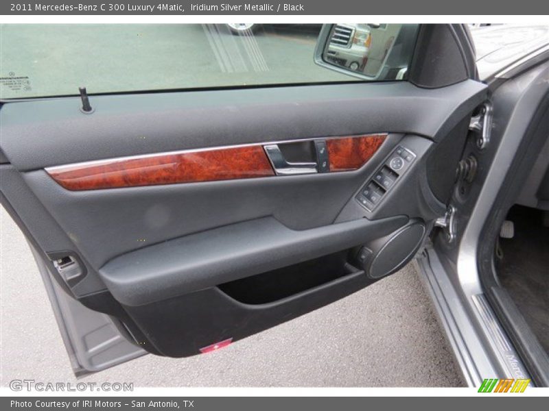 Iridium Silver Metallic / Black 2011 Mercedes-Benz C 300 Luxury 4Matic