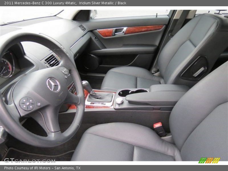 Iridium Silver Metallic / Black 2011 Mercedes-Benz C 300 Luxury 4Matic