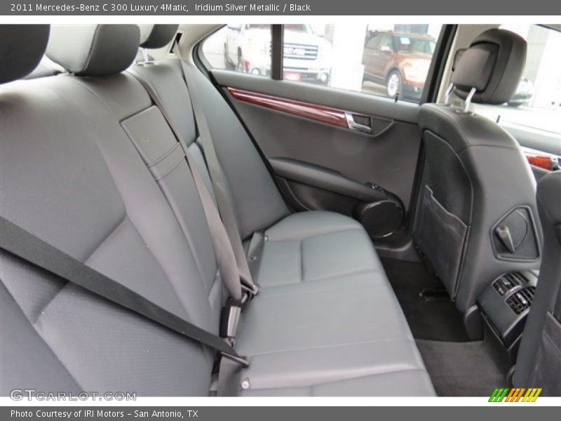 Iridium Silver Metallic / Black 2011 Mercedes-Benz C 300 Luxury 4Matic