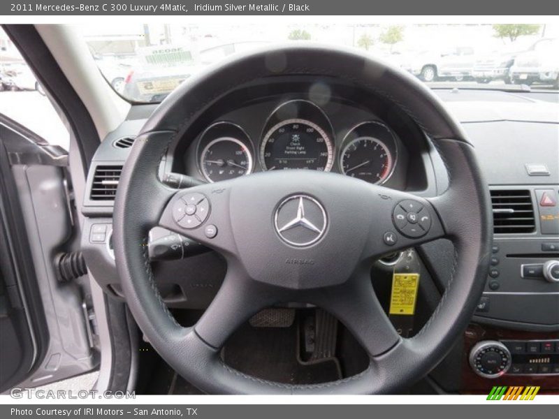 Iridium Silver Metallic / Black 2011 Mercedes-Benz C 300 Luxury 4Matic