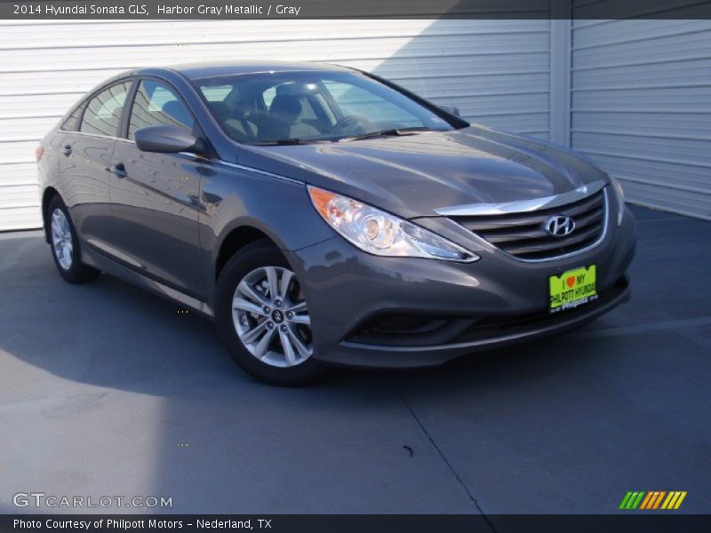 Harbor Gray Metallic / Gray 2014 Hyundai Sonata GLS