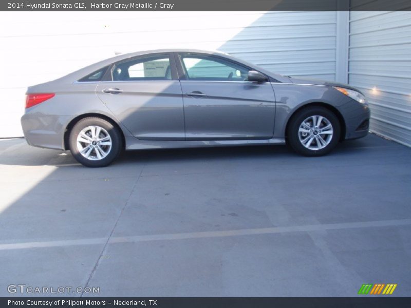 Harbor Gray Metallic / Gray 2014 Hyundai Sonata GLS