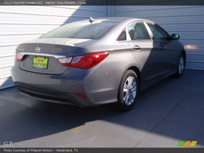 Harbor Gray Metallic / Gray 2014 Hyundai Sonata GLS