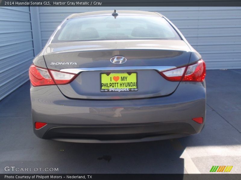 Harbor Gray Metallic / Gray 2014 Hyundai Sonata GLS