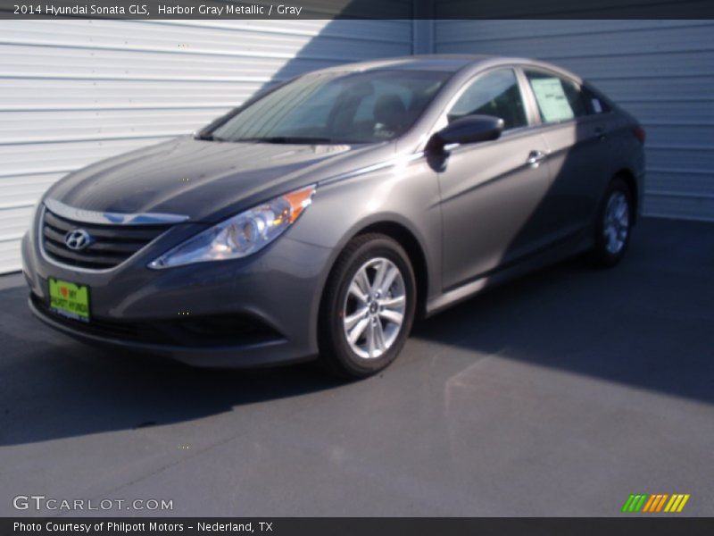 Harbor Gray Metallic / Gray 2014 Hyundai Sonata GLS