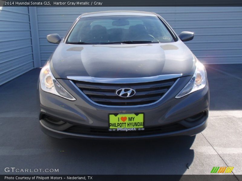 Harbor Gray Metallic / Gray 2014 Hyundai Sonata GLS