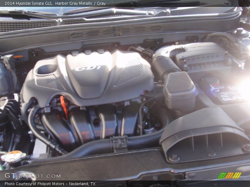 Harbor Gray Metallic / Gray 2014 Hyundai Sonata GLS