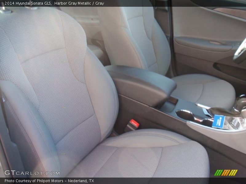 Harbor Gray Metallic / Gray 2014 Hyundai Sonata GLS