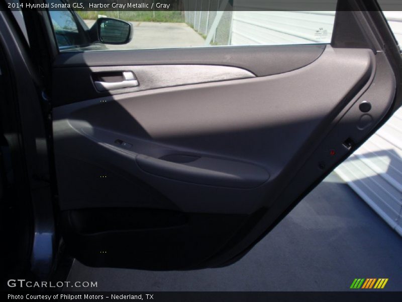 Harbor Gray Metallic / Gray 2014 Hyundai Sonata GLS