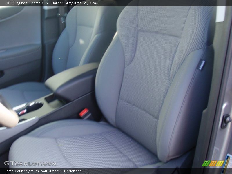 Harbor Gray Metallic / Gray 2014 Hyundai Sonata GLS