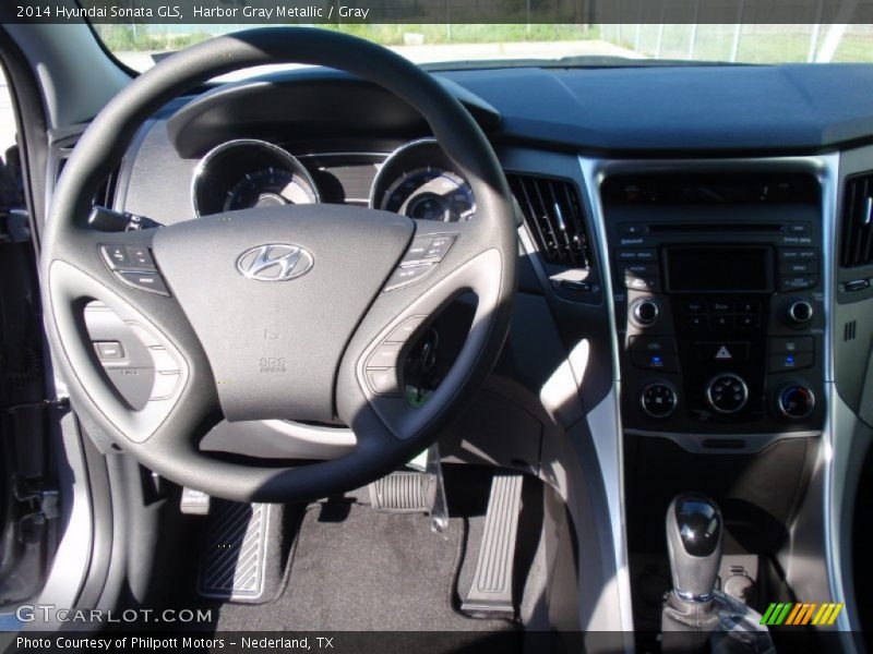 Harbor Gray Metallic / Gray 2014 Hyundai Sonata GLS