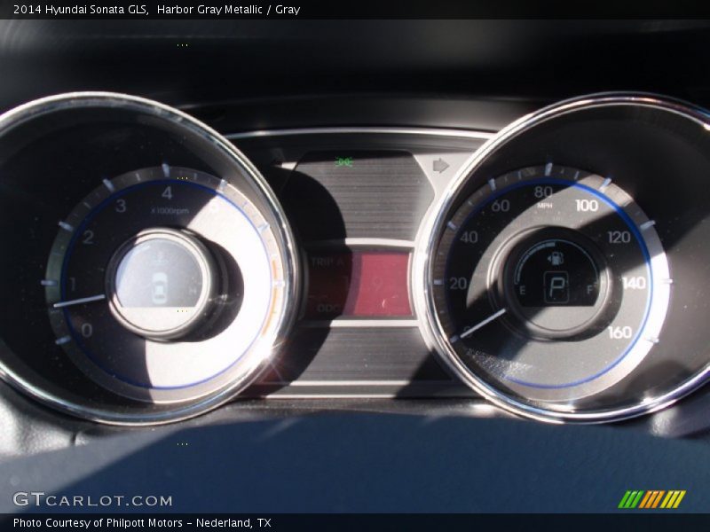 Harbor Gray Metallic / Gray 2014 Hyundai Sonata GLS