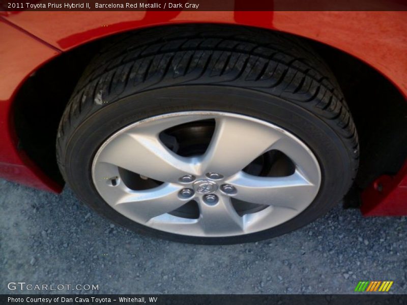 Barcelona Red Metallic / Dark Gray 2011 Toyota Prius Hybrid II