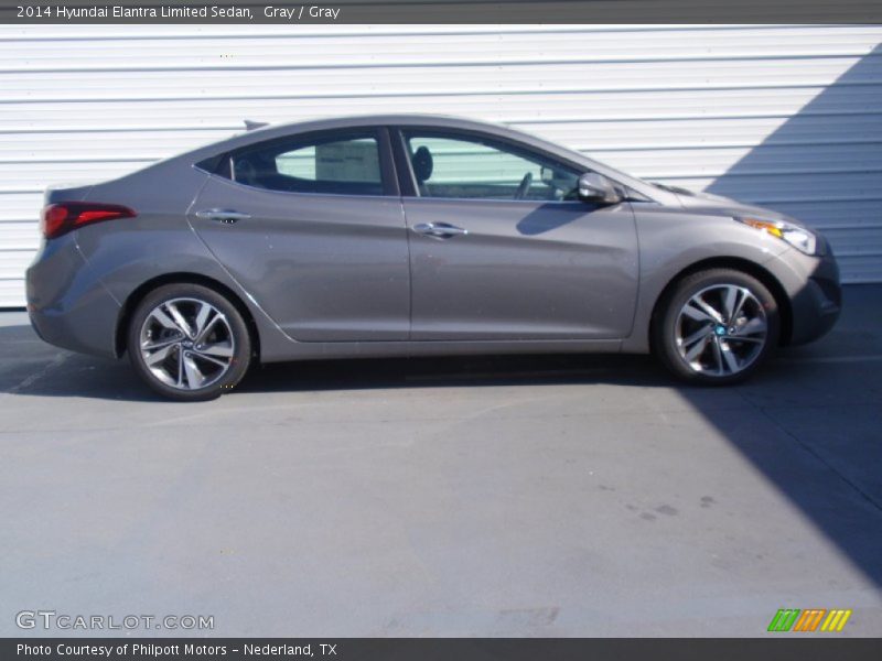 Gray / Gray 2014 Hyundai Elantra Limited Sedan