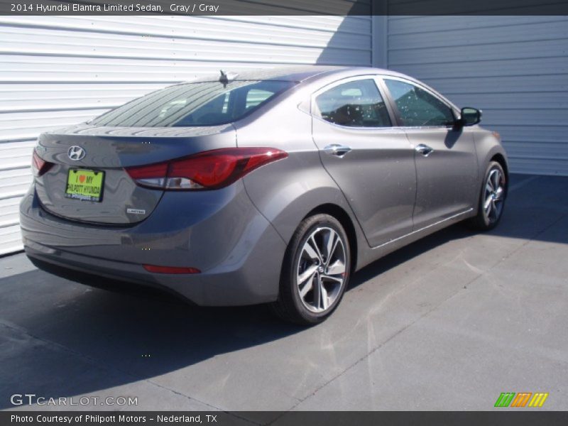 Gray / Gray 2014 Hyundai Elantra Limited Sedan