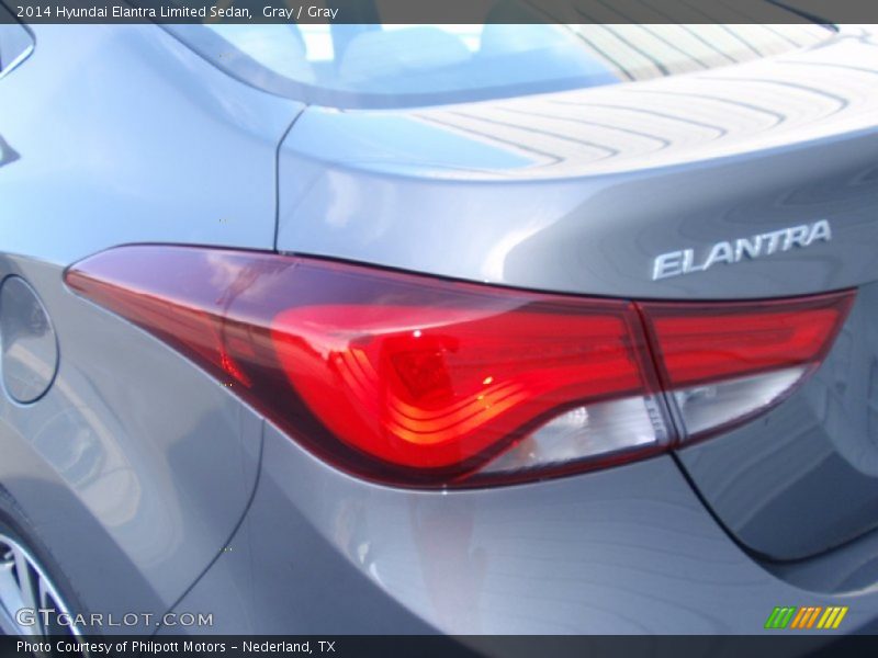 Gray / Gray 2014 Hyundai Elantra Limited Sedan