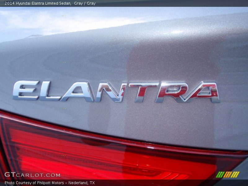 Gray / Gray 2014 Hyundai Elantra Limited Sedan