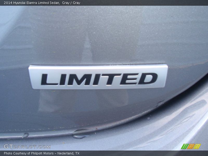 Gray / Gray 2014 Hyundai Elantra Limited Sedan