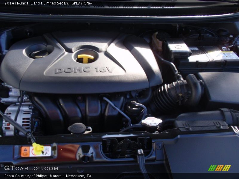 Gray / Gray 2014 Hyundai Elantra Limited Sedan