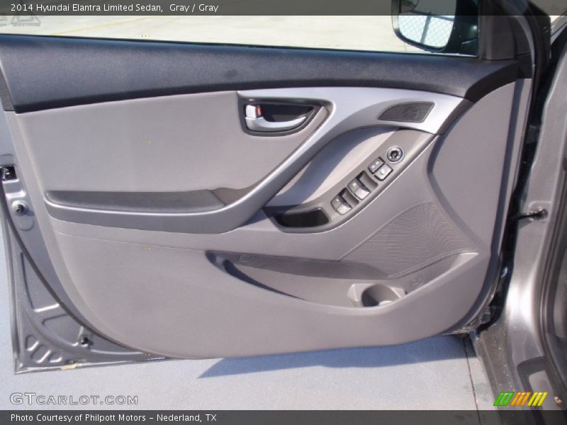 Gray / Gray 2014 Hyundai Elantra Limited Sedan