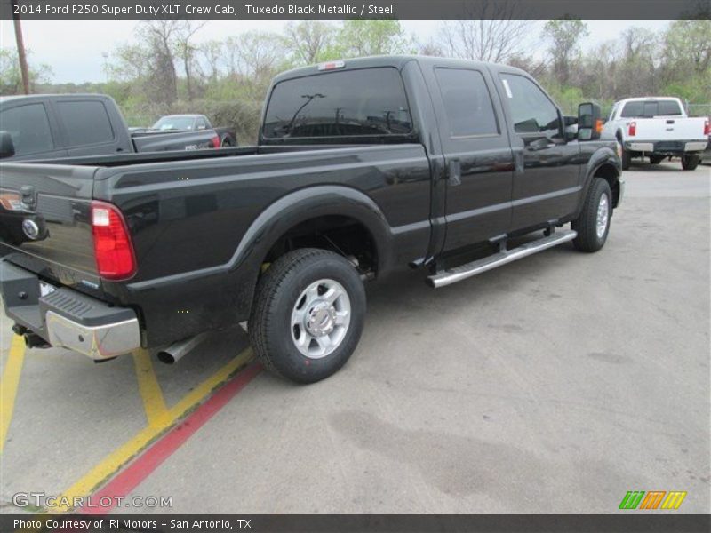 Tuxedo Black Metallic / Steel 2014 Ford F250 Super Duty XLT Crew Cab