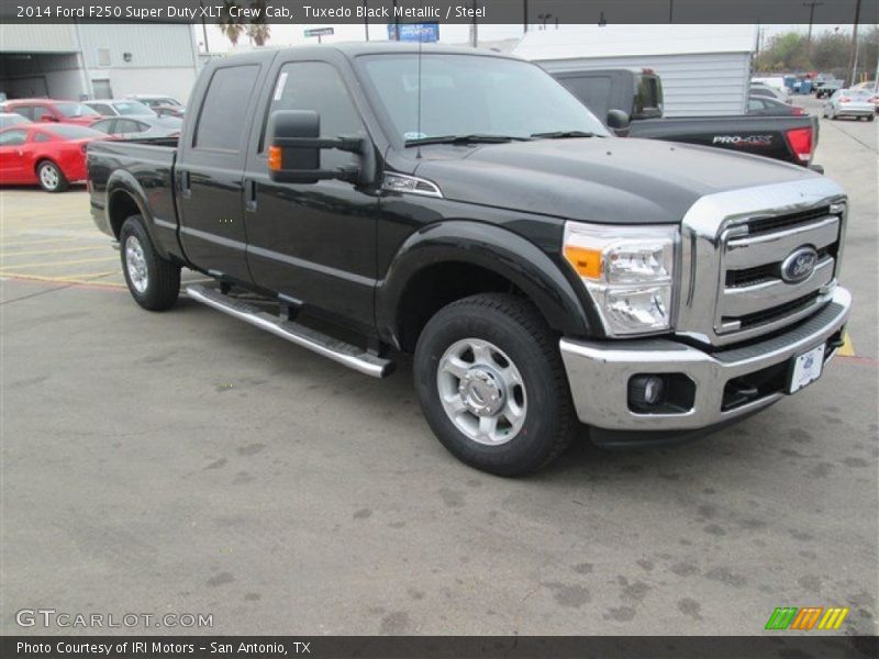 Tuxedo Black Metallic / Steel 2014 Ford F250 Super Duty XLT Crew Cab
